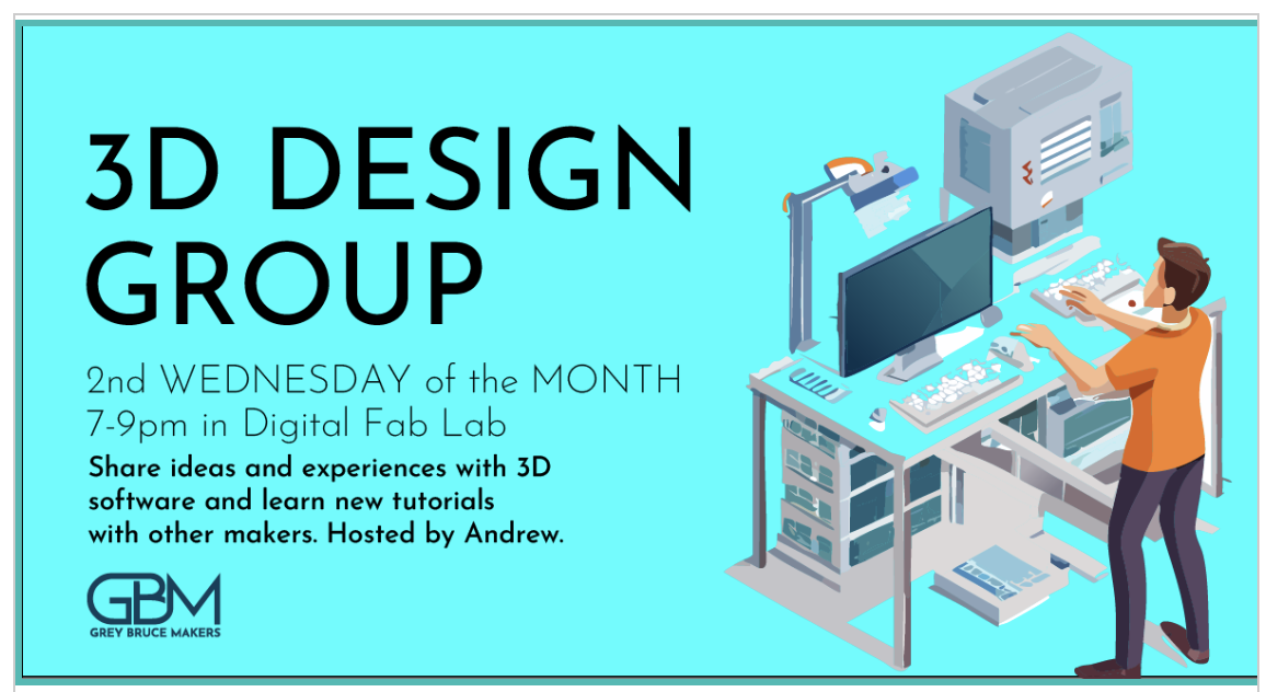 Event image 3D DESIGN GROUP MEET-UP - 2nd Wednesday